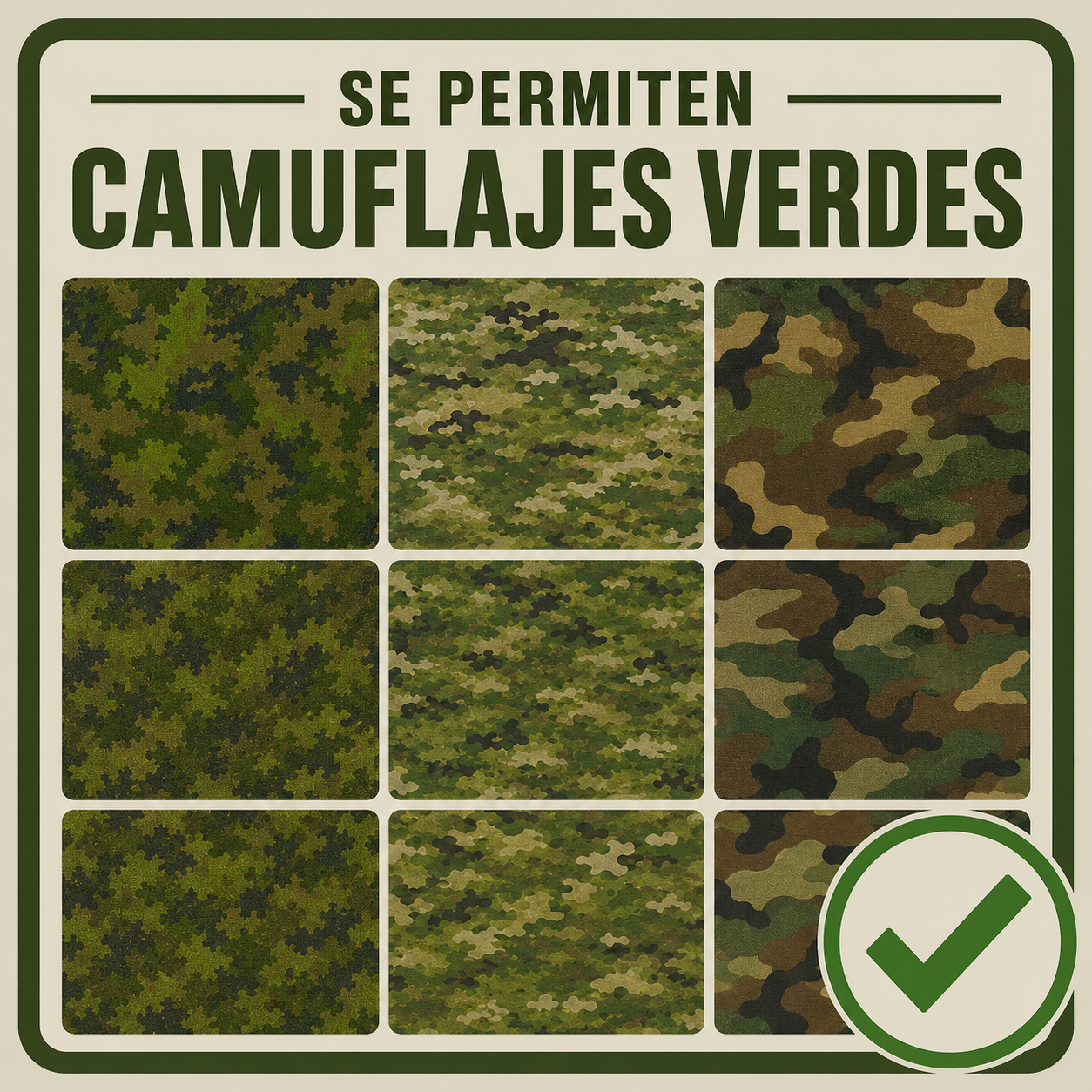 POLLOS HERMANOS - Camuflajes Verdes